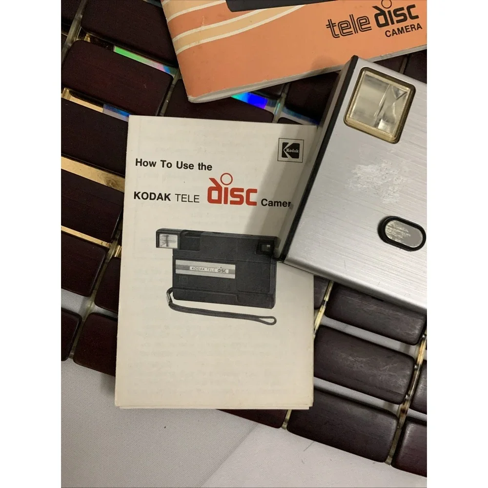 Vintage‎ TELE 4000 DISC CAMERA Made In USA Eastman Kodak Company - Booklets +